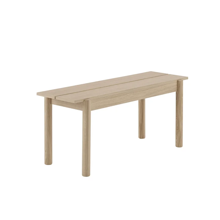 Linear Wood Bank 110 x 34 cm, Eiche