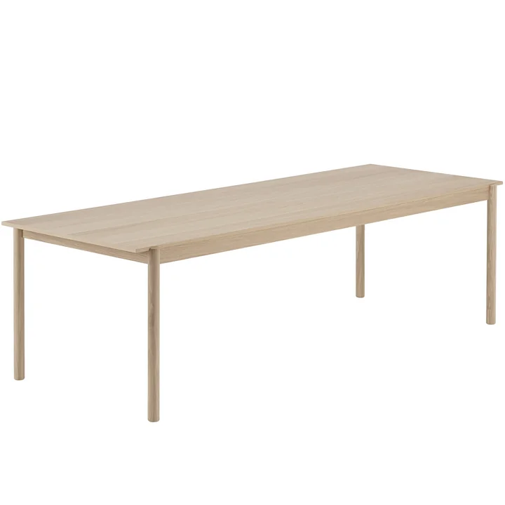 Linear Wood Esstisch 260 x 90 cm in Eiche von Muuto