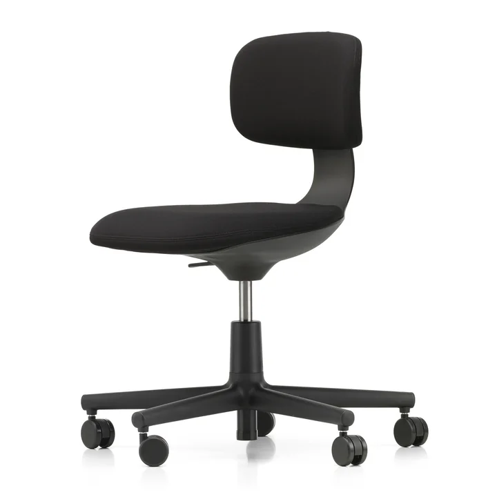 Rookie Bürostuhl von Vitra in tiefschwarz / Plano nero