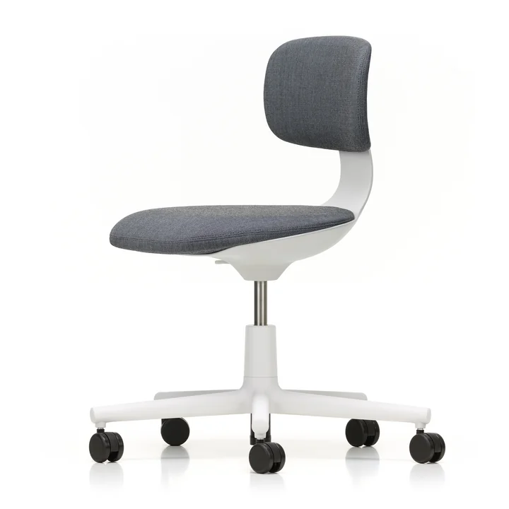 Rookie Bürostuhl von Vitra in soft grey / Volo 15 mittelgrau