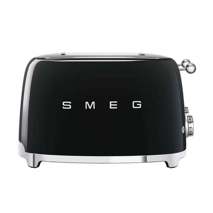 4-Scheiben Toaster TSF03 in schwarz von Smeg