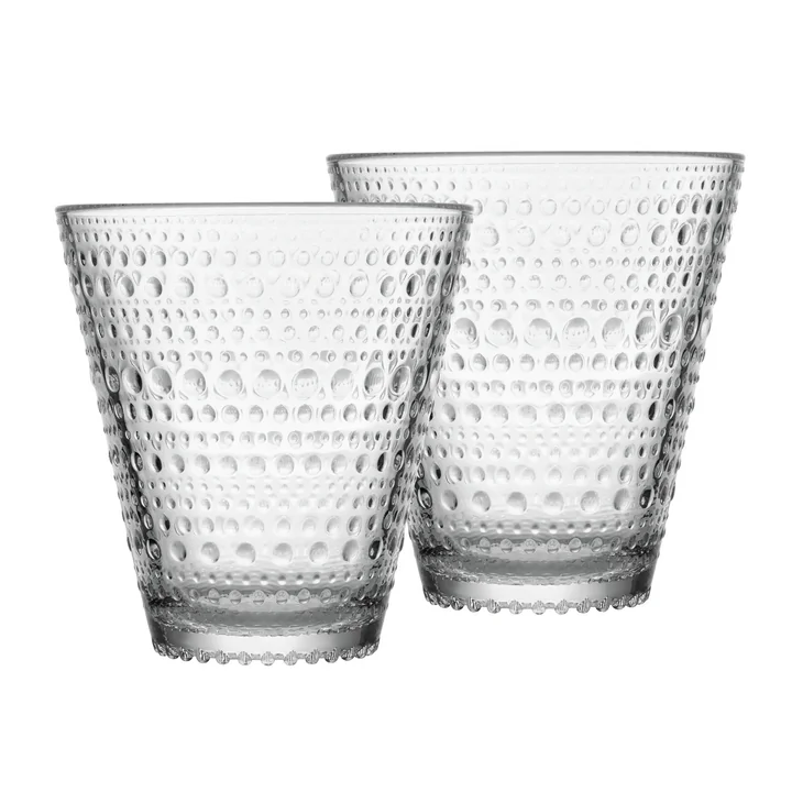 Kastehelmi Trinkglas 30 cl  (2er-Set) von Iittala in klar 