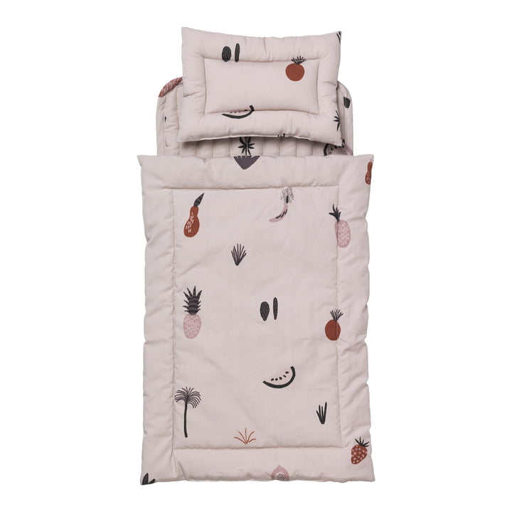 Fruiticana Bettwäsche für Kuku Puppenbett von ferm Living