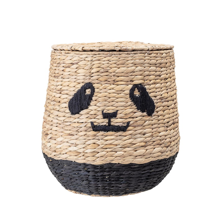 Panda Aufbewahrungskorb mit Deckel von Bloomingville