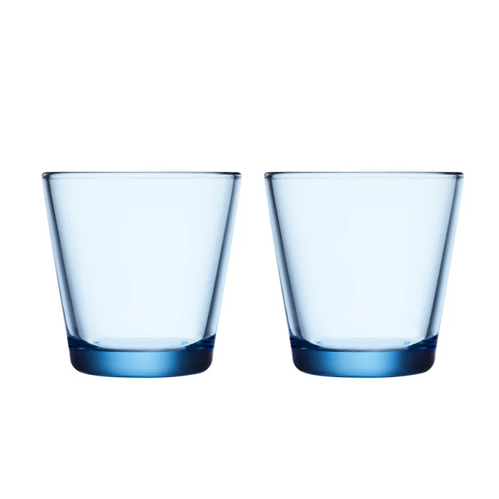 Kartio Trinkglas 21 cl (2er-Set) von Iittala in aqua