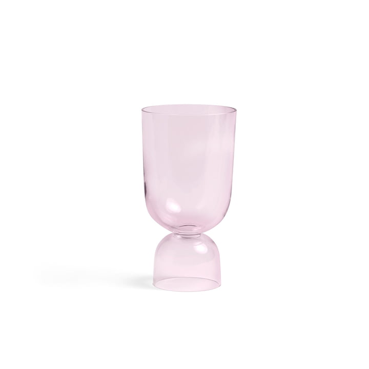 Bottoms Up Vase S, Ø 11,5 x H 21,5 cm in soft pink von Hay