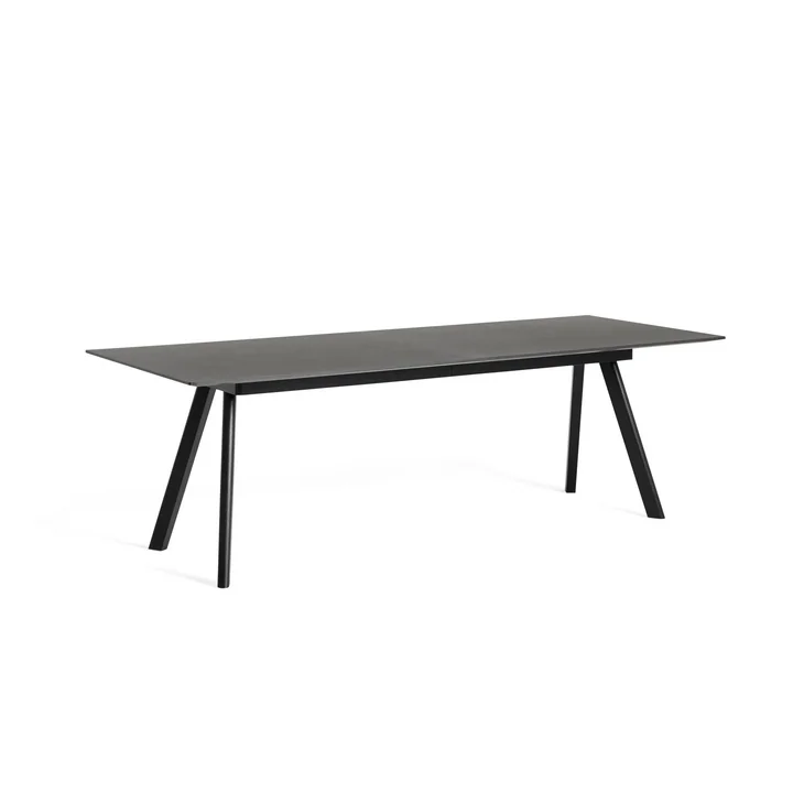 Copenhague CPH30 ausziehbarer Esstisch, L 160/310 x B 80 x H 74 cm, Eiche schwarz gebeizt von HAY
