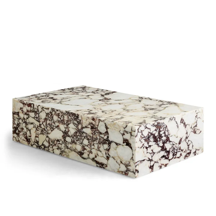  Plinth Couchtisch low, rose von Audo 