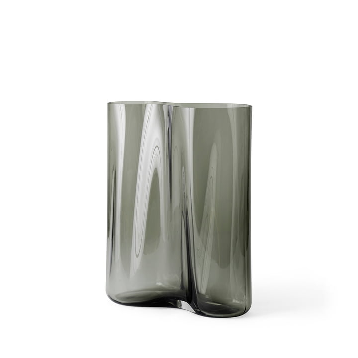 Aer Vase H 33 cm, smoke von Menu