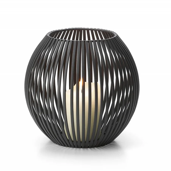 Louisiana Windlicht S, schwarz von Philippi