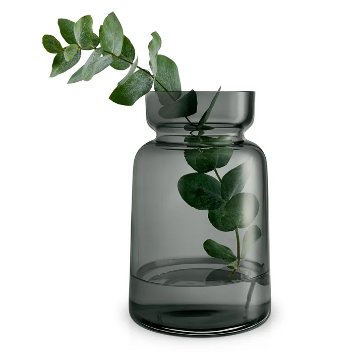 Silhouette Glasvase H 18,5 cm von Eva Solo in rauchgrau