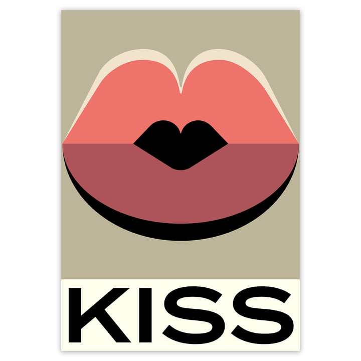 artvoll - Kiss No.1 Poster, 70 x 100 cm