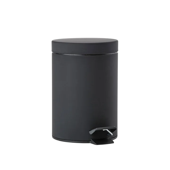 Solo Pedaleimer 3 L von Zone Denmark in schwarz matt