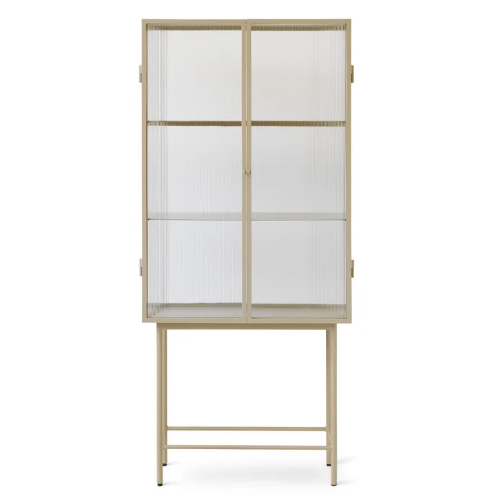 Haze Vitrine von Ferm Living in Glas / cashmere