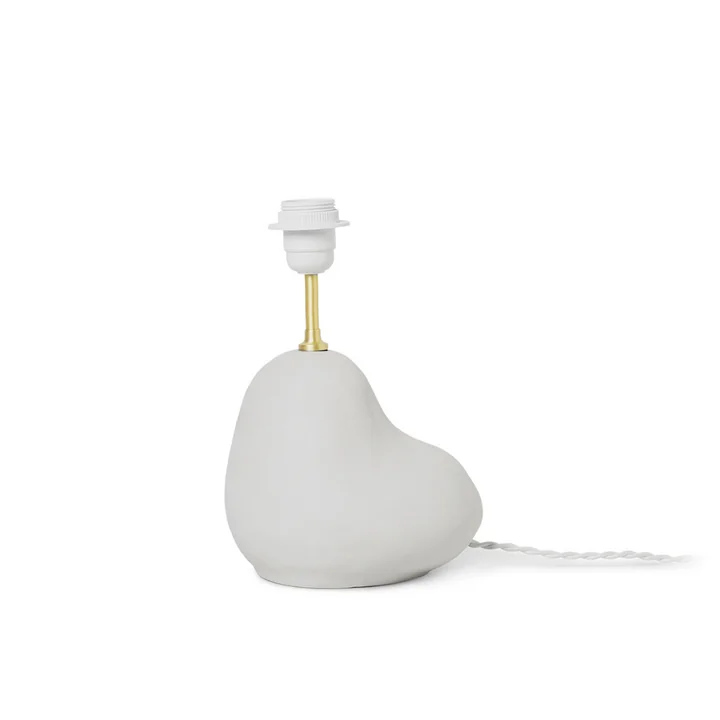 Hebe Tischleuchte Basis small H 16,5 cm von Ferm Living in off-white
