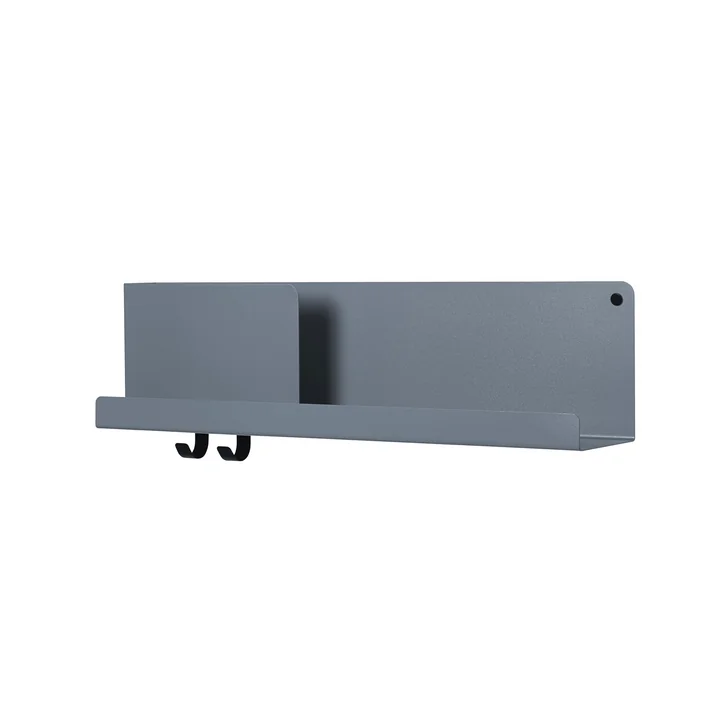Folded Shelves 63 x 16,5 cm von Muuto in blau-grau