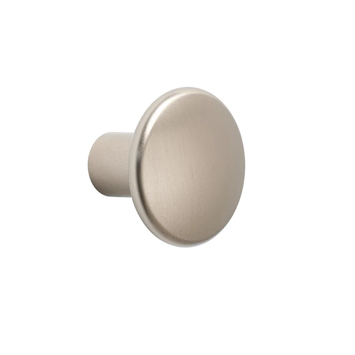 Wandhaken "The Dots Metal" single small von Muuto in taupe