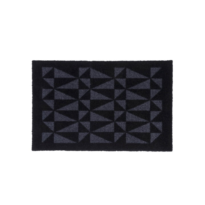 Graphic Fußmatte 40 x 60 cm von tica copenhagen in schwarz / grau