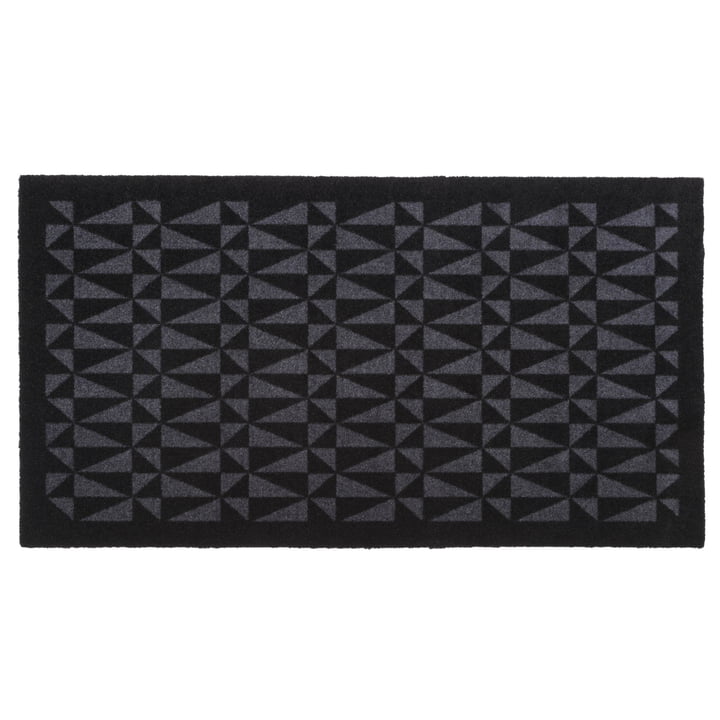 Graphic Fußmatte 67 x 120 cm von tica copenhagen in schwarz / grau