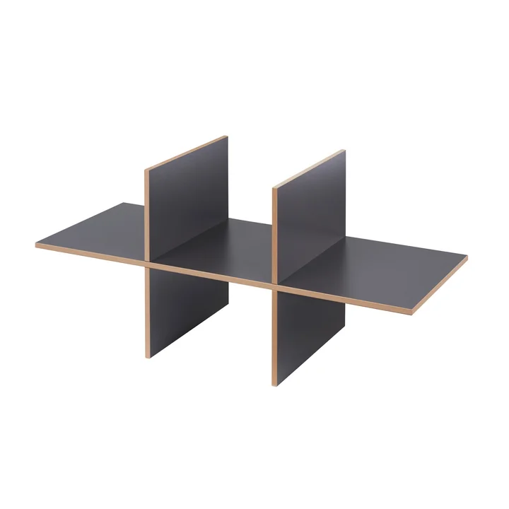 Einsatz für hochstapler Regal doppelt von Tojo in anthrazit