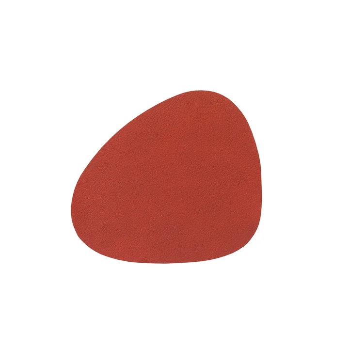 Glasuntersetzer Curve von Lind DNA in Nupo sienna