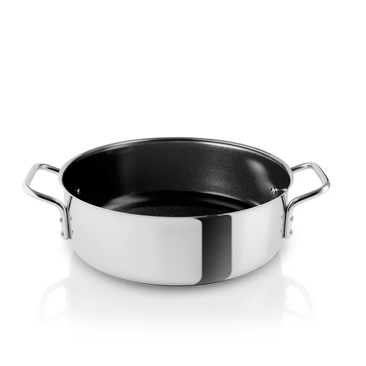 Sautiertopf mit keramischer Beschichtung 4 l Ø 24 cm von Eva Trio in Edelstahl