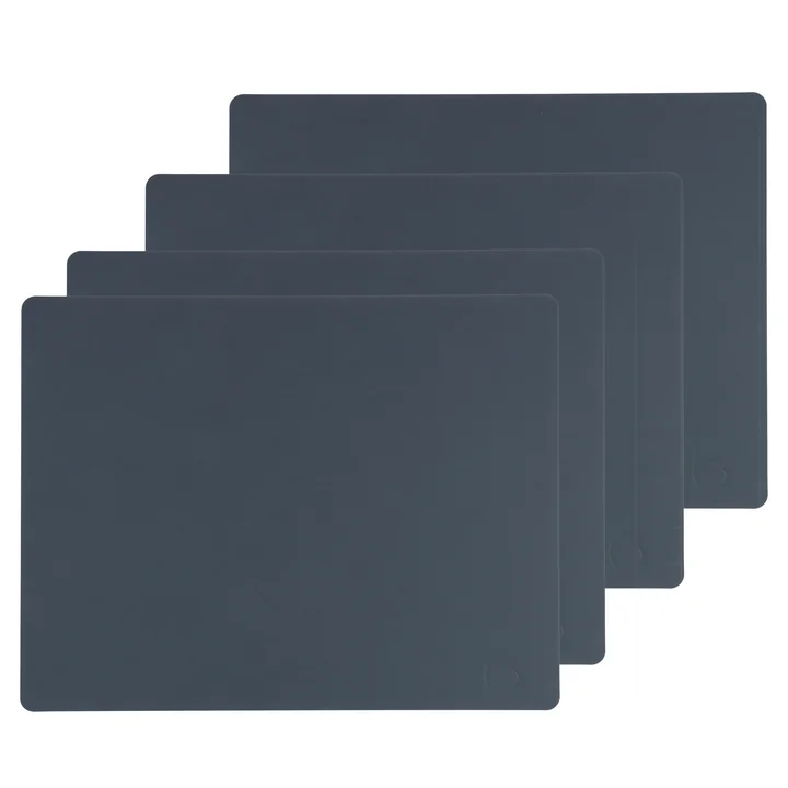 Tischset Square L, 35 x 45 cm von Lind DNA in Nupo dunkelblau (4er-Set)