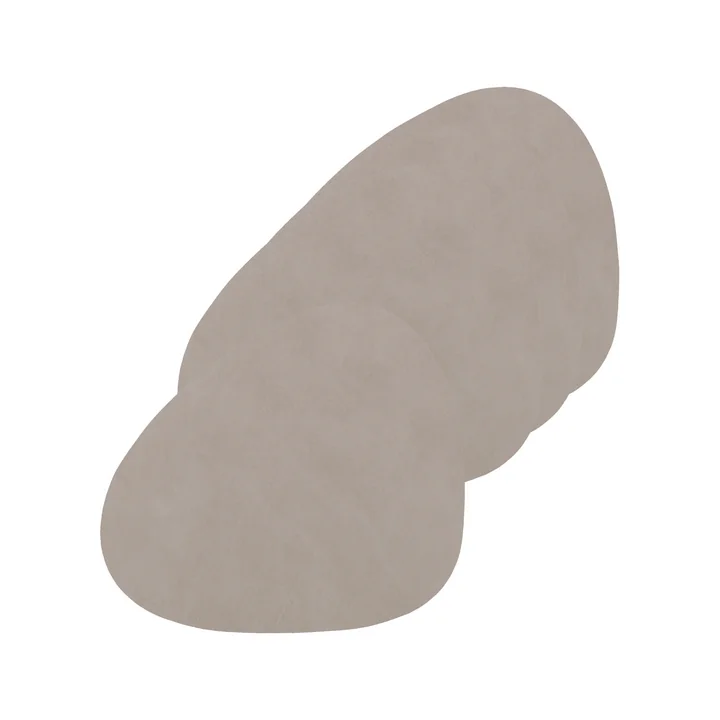 Glasuntersetzer Curve von Lind DNA in Nupo hellgrau (4er-Set)