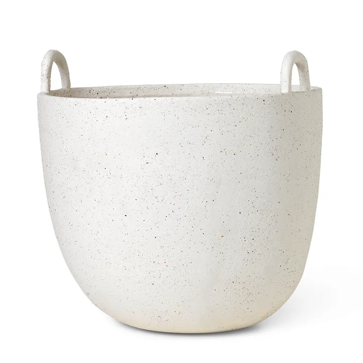 Ferm Living - Speckle Pflanzentopf, Ø 30 x H 30 cm, off-white