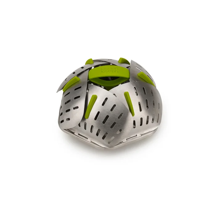  Bloom Steel faltbarer Dampfgareinsatz, grün von Joseph Joseph 