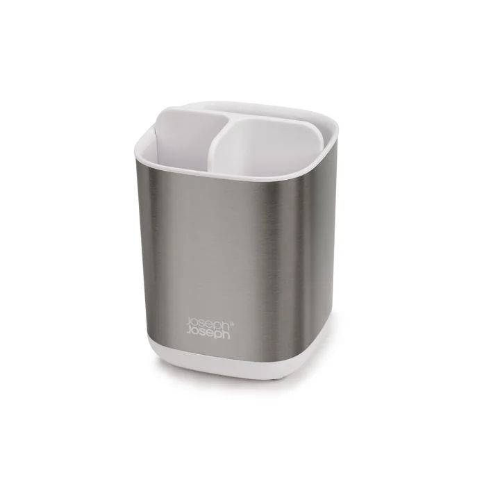 EasyStore Steel Zahnbürstenhalter, weiß von Joseph Joseph 