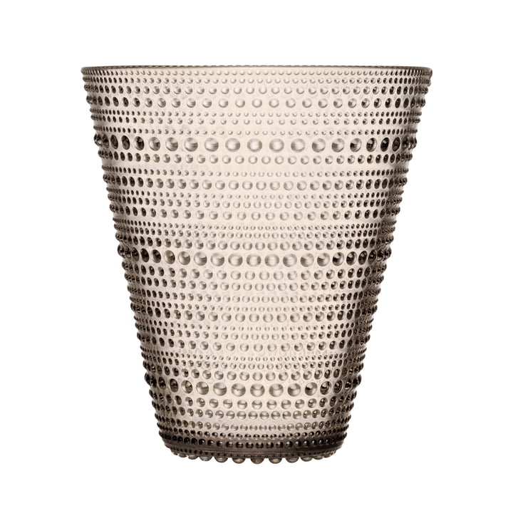 Kastehelmi Vase 154 mm, leinen von Iittala