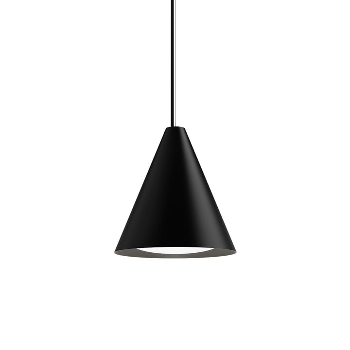 Keglen LED-Pendelleuchte Ø 250 mm von Louis Poulsen in schwarz