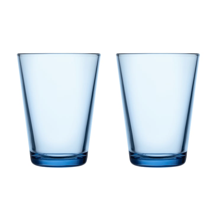 Kartio Trinkglas 40 cl von Iittala in aqua (2er-Set)