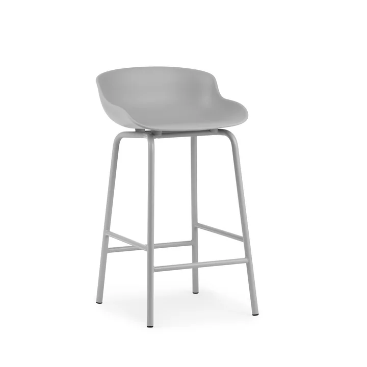Hyg Barhocker H 65 cm von Normann Copenhagen in grau