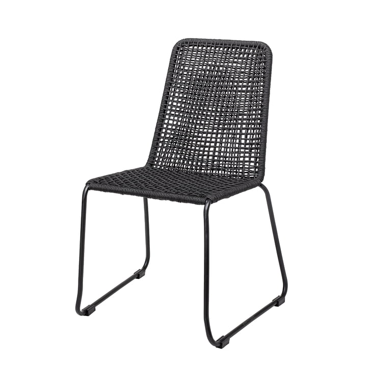 Mundo Stuhl von Bloomingville in schwarz
