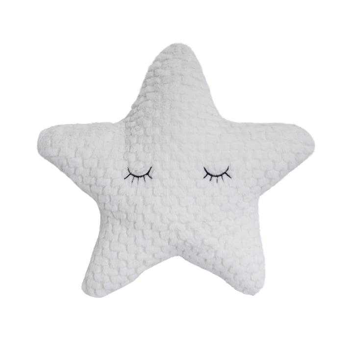 Kinderkissen Stern Ø 35 cm von Bloomingville in weiß