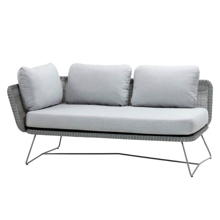 Horizon Modulsofa 2-Sitzer rechts, hellgrau von Cane-line