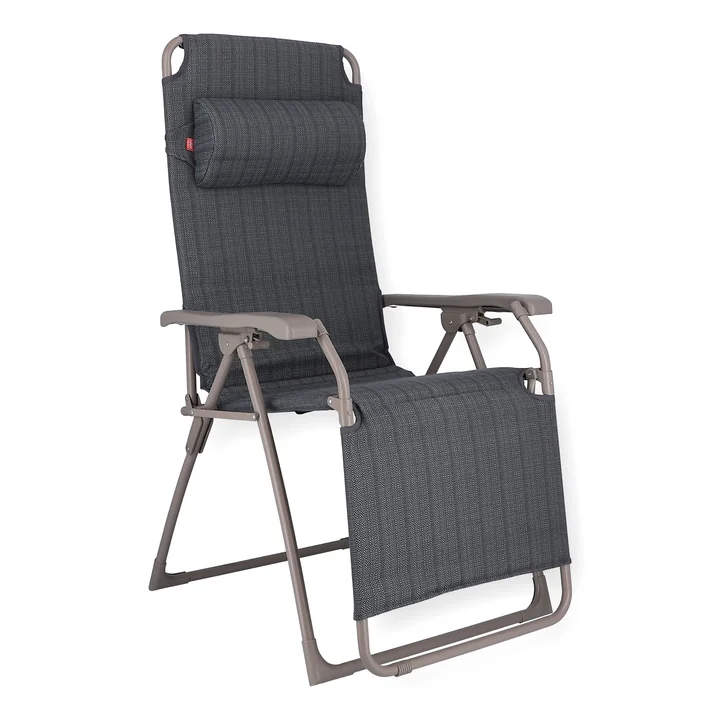Amida soft Relaxliege von Fiam in Aluminium taupe / sea graphite