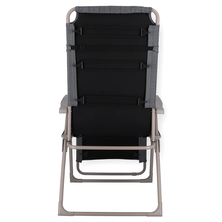 Amida soft Relaxliege von Fiam in Aluminium taupe / sea graphite