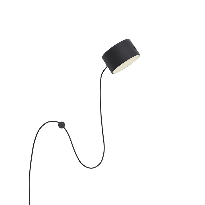 Post LED-Wandleuchte von Muuto in schwarz
