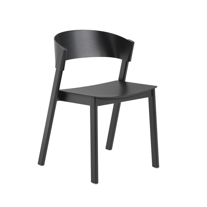 Cover Side Chair von Muuto in schwarz
