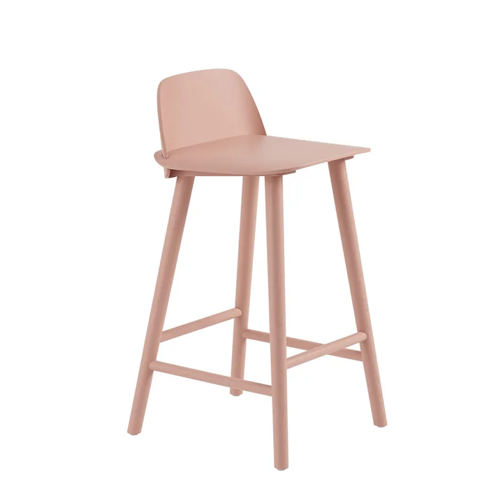 Nerd Barhocker H 65 cm von Muuto in tan rose