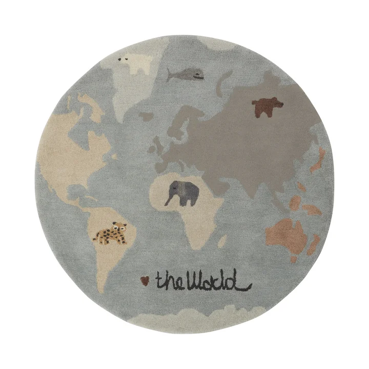 The World Spielteppich Ø 120 cm von OYOY