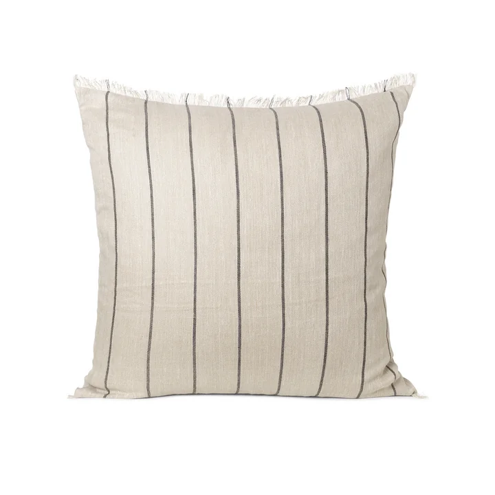 Calm Kissen 78 x 78 cm von Ferm Living in camel / schwarz