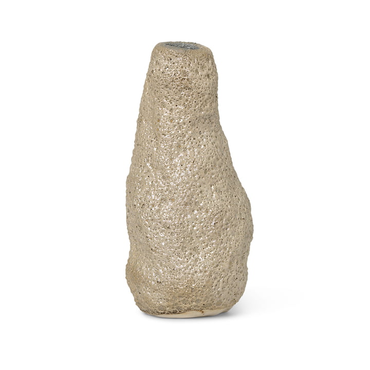 Vulca Vase von ferm Living in metallic coral