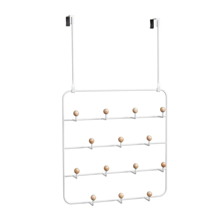 Estique Türgarderobe von Umbra in weiß / natur
