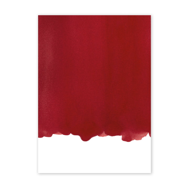 Enso Red I Poster, 50 x 70 cm von Paper Collective 