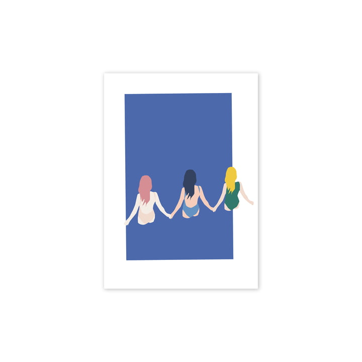 Girls Poster, 30 x 40 cm von Paper Collective 