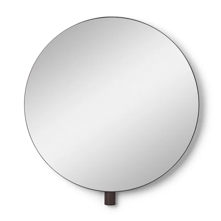 Kollage Wandspiegel Ø 50 cm von Gejst in schwarz